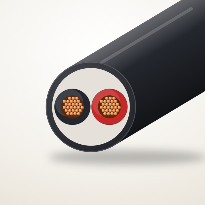 Skyline Flex 2-Core 0.75 mm² Black